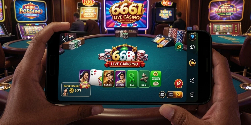Screenshot 666I menunjukkan suasana Live Casino yang nyata dan mengasyikkan.