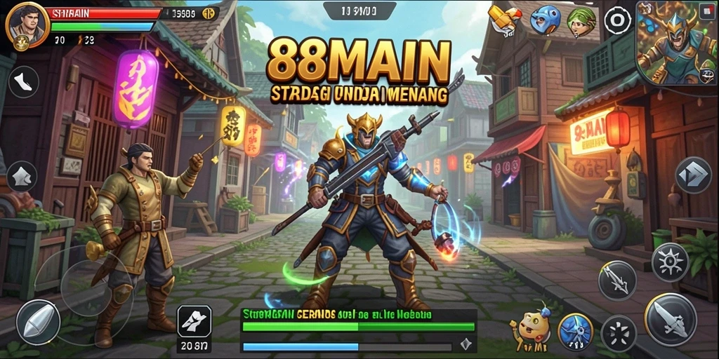 Tampilan gameplay mendalam dari 88MAIN menunjukkan strategi yang menarik.