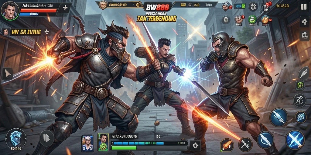 Gameplay BW888 yang penuh aksi dan keseruan.