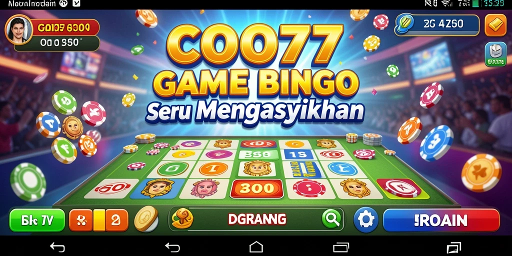 Tampilan gameplay Bingo yang seru dari COO77.