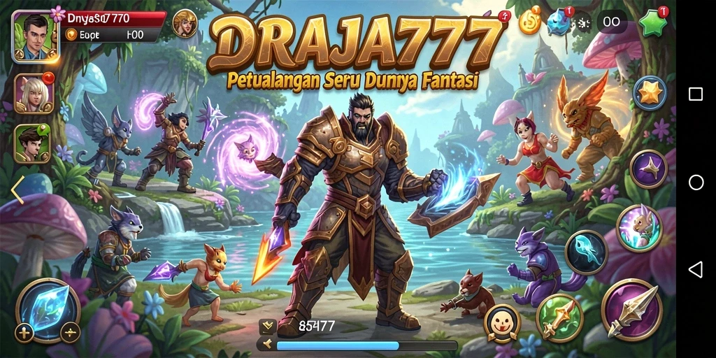 Tangkapan layar DRAJA777 menampilkan aksi petualangan yang intens dan mendebarkan.