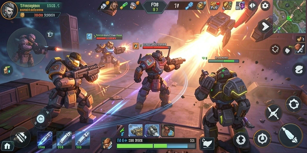 Tampilan menarik dari gameplay SLG di FO8.