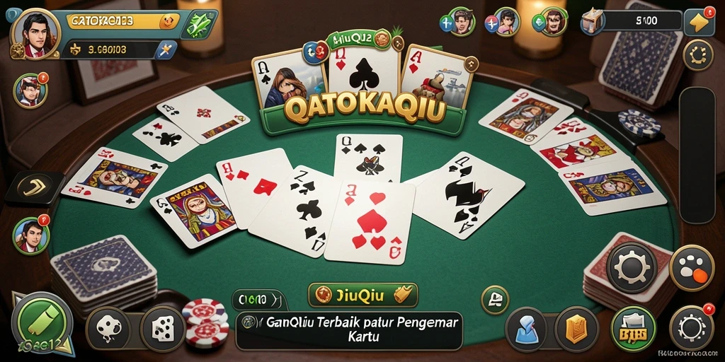Tampilan gameplay QiuQiu di GATOTKACA123 yang menantang dan seru.