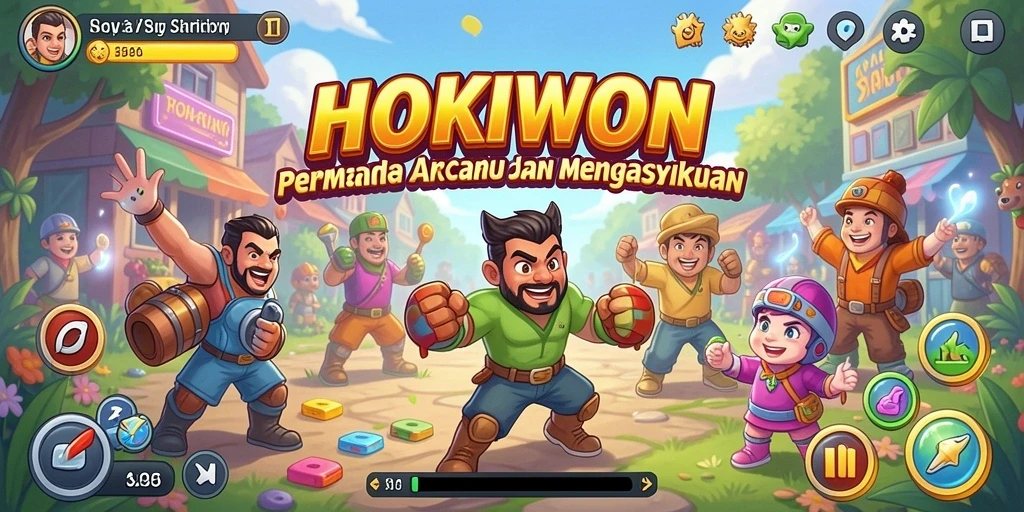 Screenshot gameplay HOKIWON menampilkan aksi seru dan grafis yang memukau.