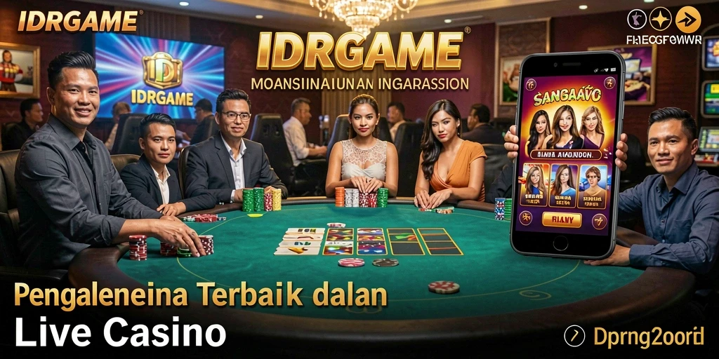 Tampilan gameplay Live Casino yang seru dan interaktif.