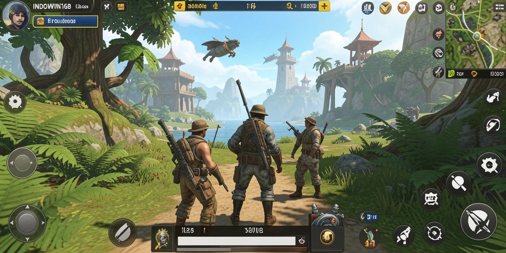 Gameplay INDOWIN168 yang menakjubkan di dunia terbuka.