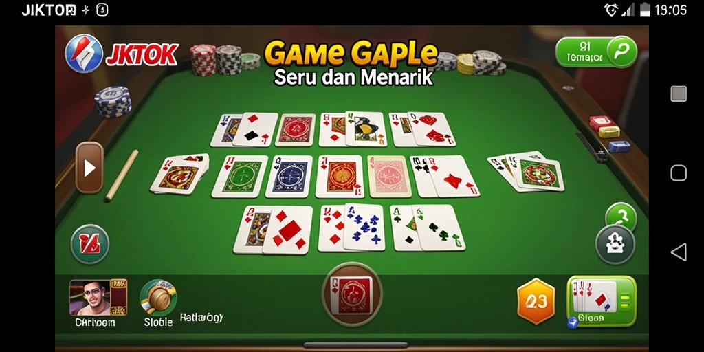 Tampilan gameplay seru JKTOK dengan pemain yang aktif.