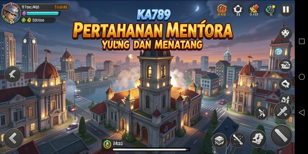 Tampilan screen dari gameplay KA789 yang menantang Tower Defense.