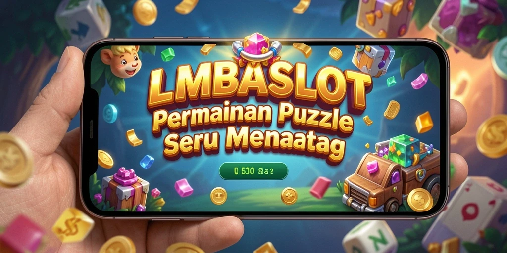 Screenshot gameplay LMBASLOT yang menampilkan tantangan puzzle.