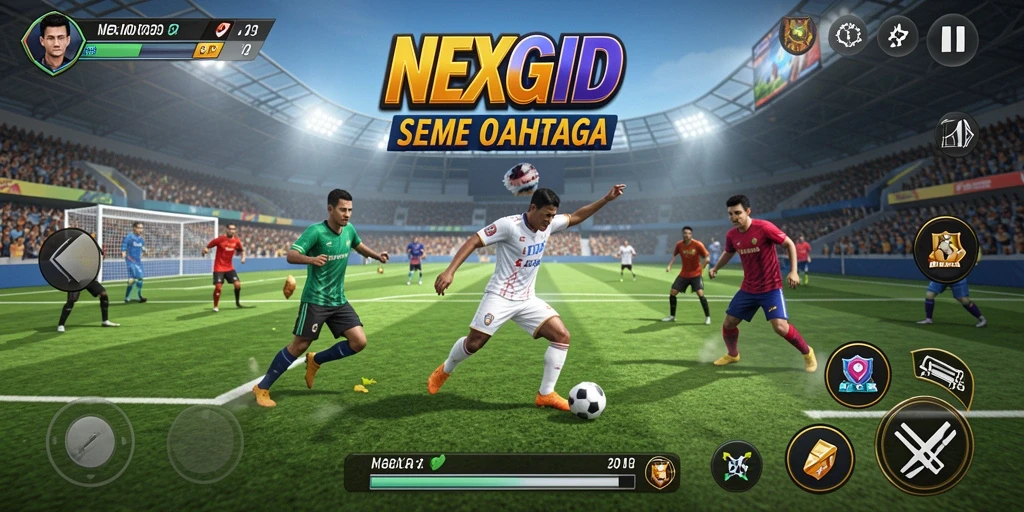 Gameplay seru NEXGID yang menarik dan kompetitif.