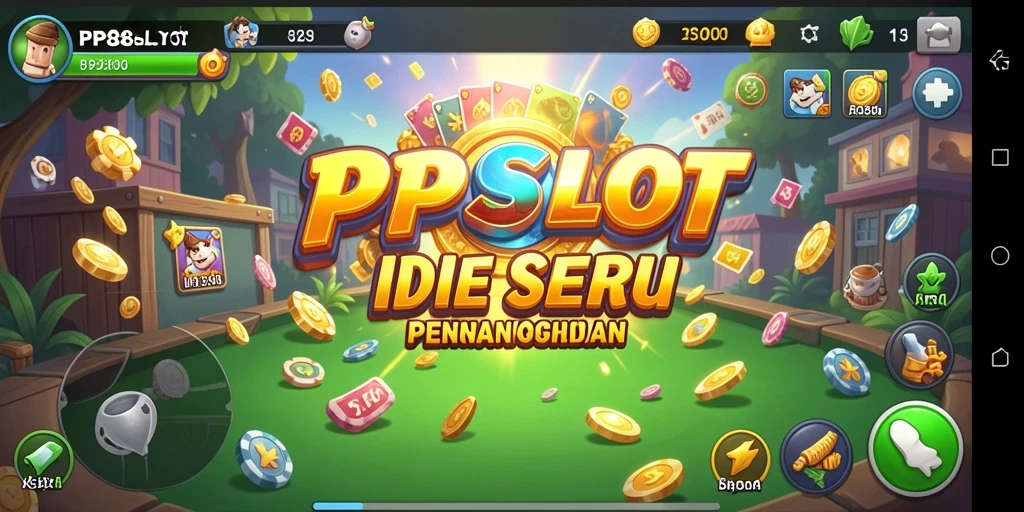 Layar utama PP8SLOT menunjukkan gameplay Idle yang menarik.