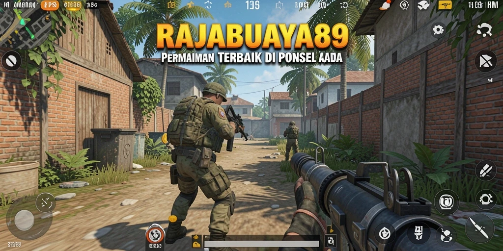 Screenshot gameplay seru di RAJABUAYA89 menampilkan aksi mendebarkan.