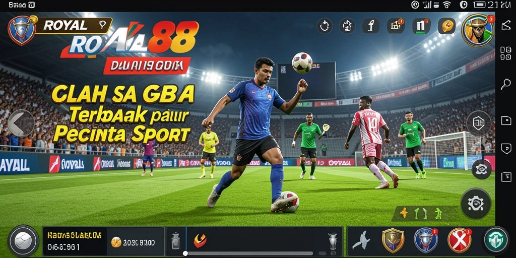 Tangkapan layar gameplay <strong>ROYAL88</strong> menunjukkan aksi seru dalam olahraga.