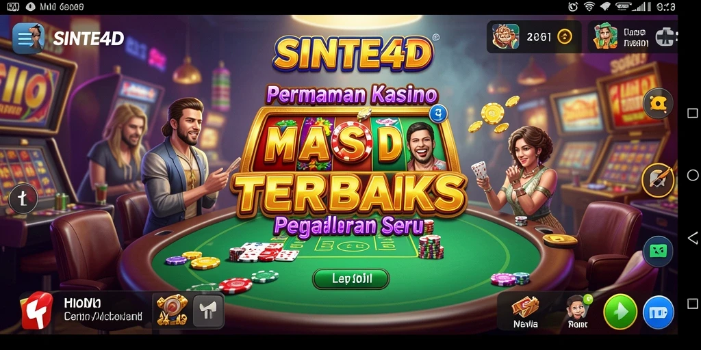 Tangkapan layar gameplay menarik dari SINTE4D saat bermain Kasino.