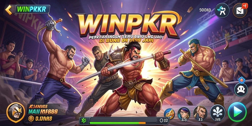 Mainkan WINPKR dan rasakan serunya pertarungan.